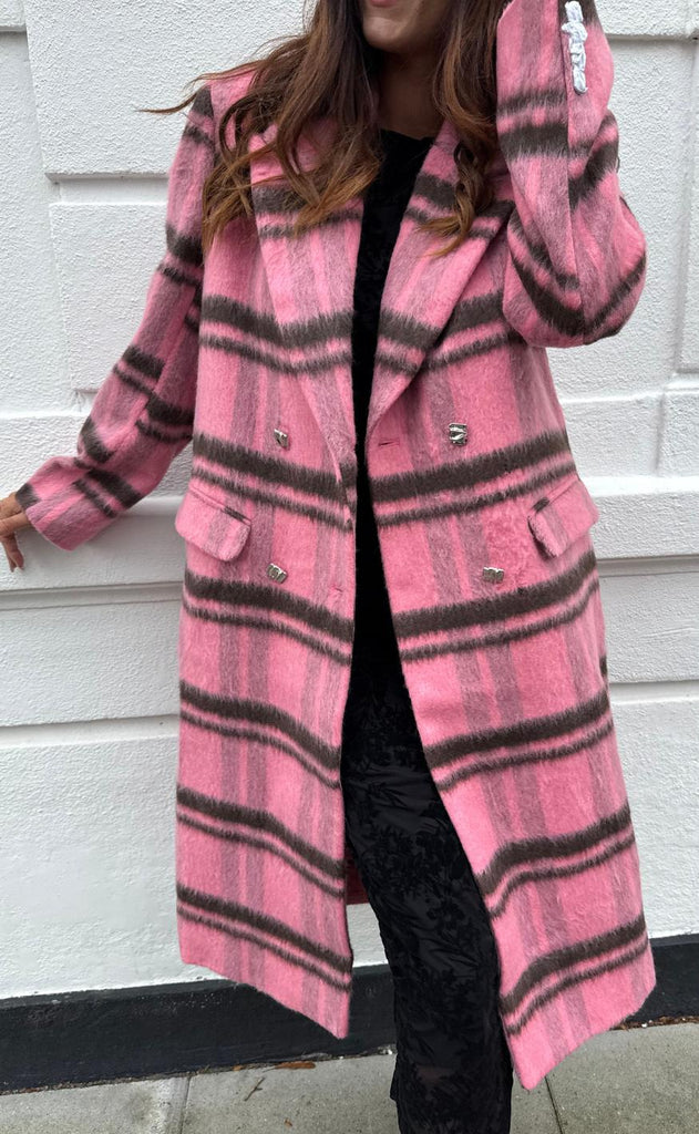 Cras Jakke - Sloane - Pink Check