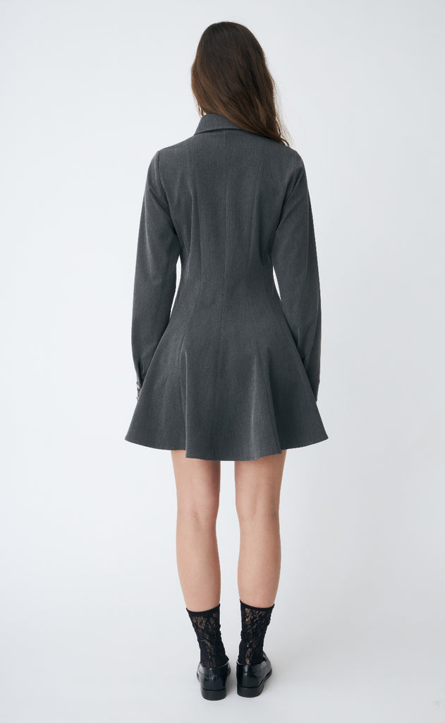 Cras Kjole - Polo - Grey Melange