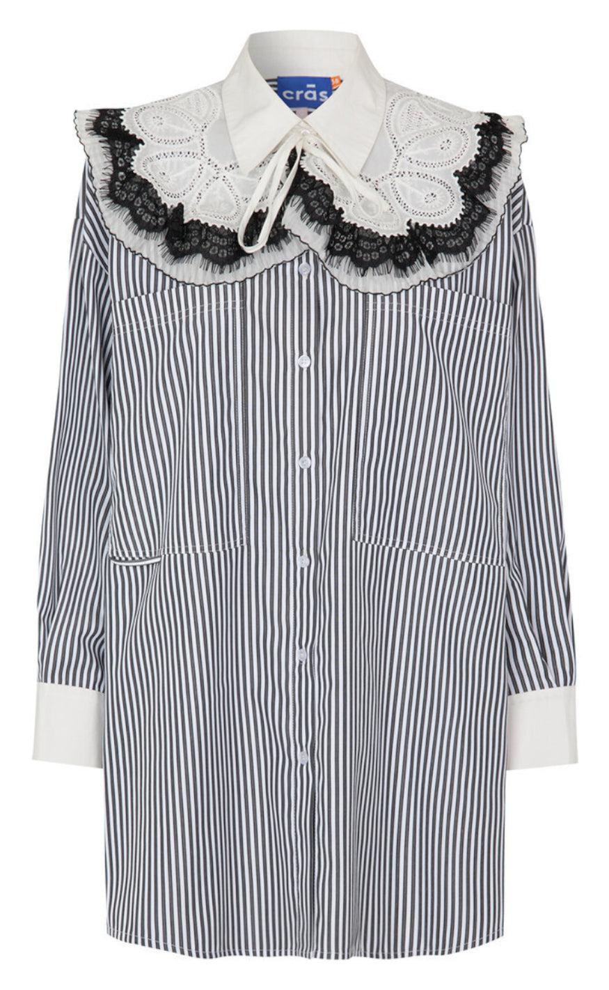 Cras Skjorte - Business - Black Stripe