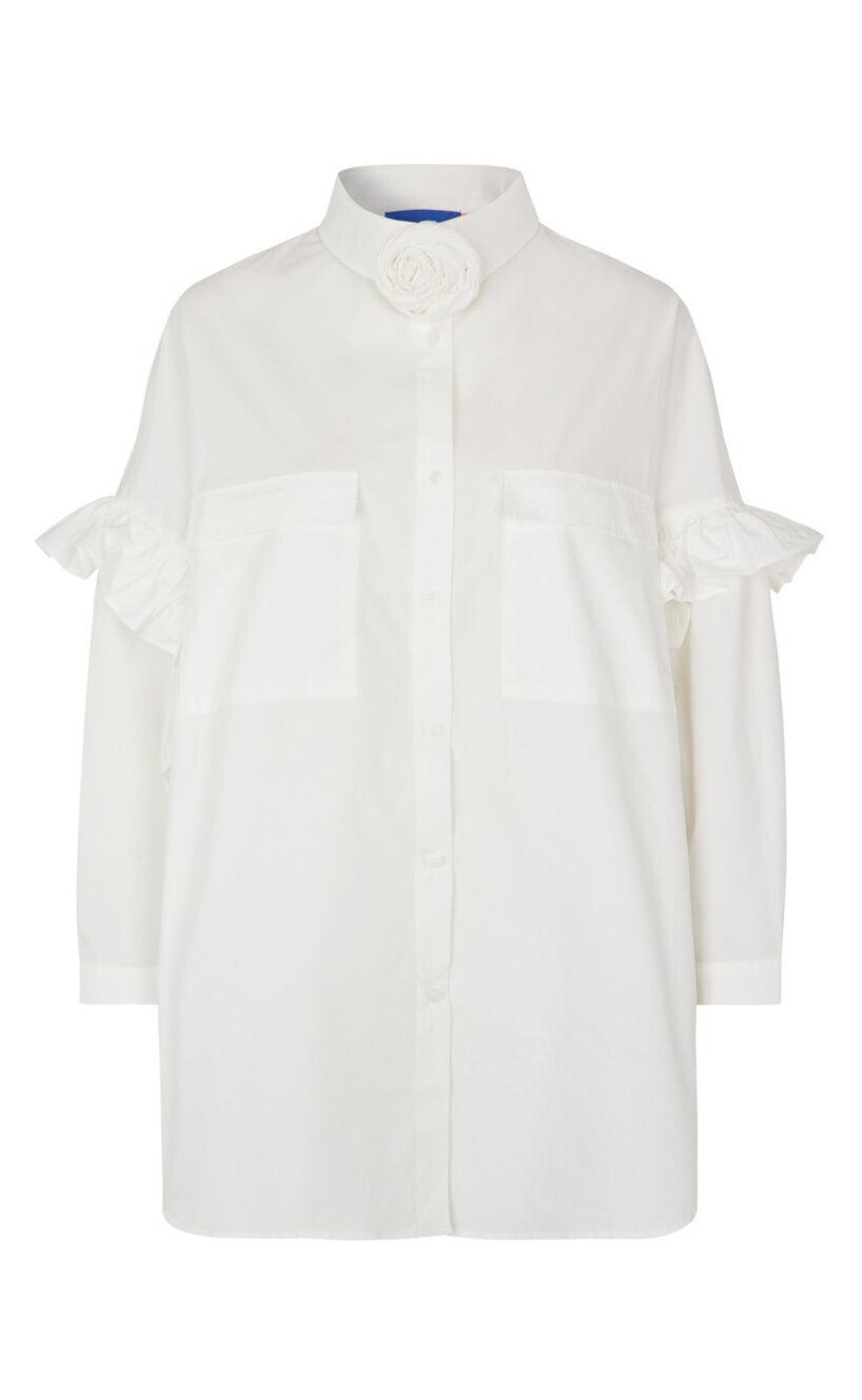 Cras Skjorte - Flower - White