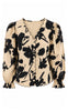 Say INA Copenhagen Skjorte - Amanda - Camel w. Black Flower Print