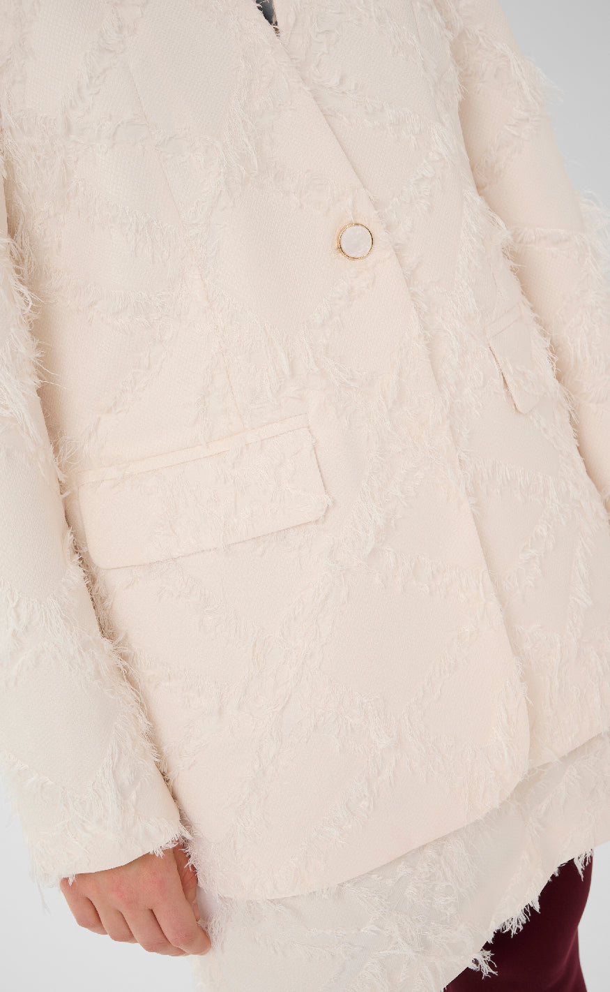 Culture Blazer - Hairy - Whitecap
