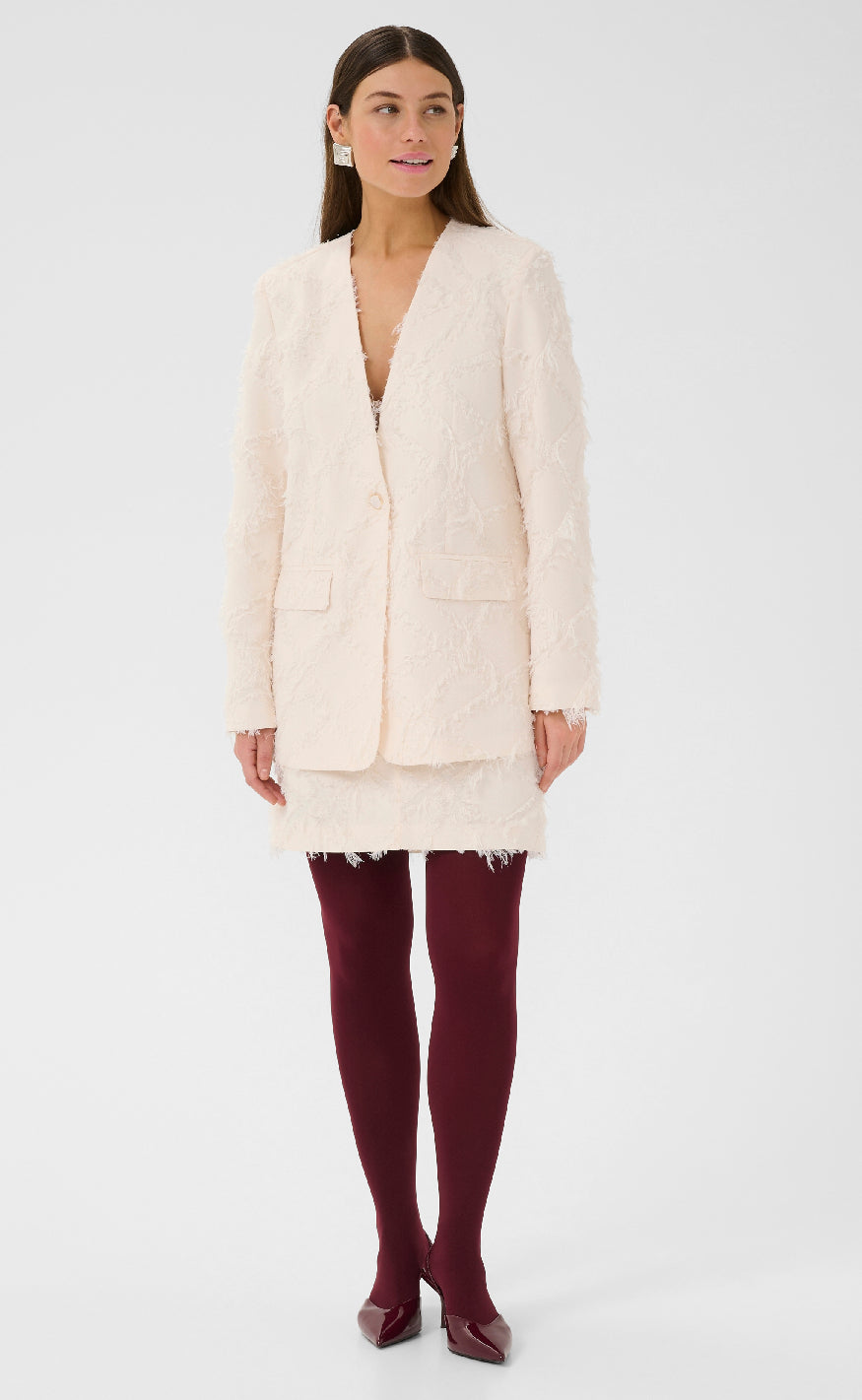 Culture Blazer - Hairy - Whitecap