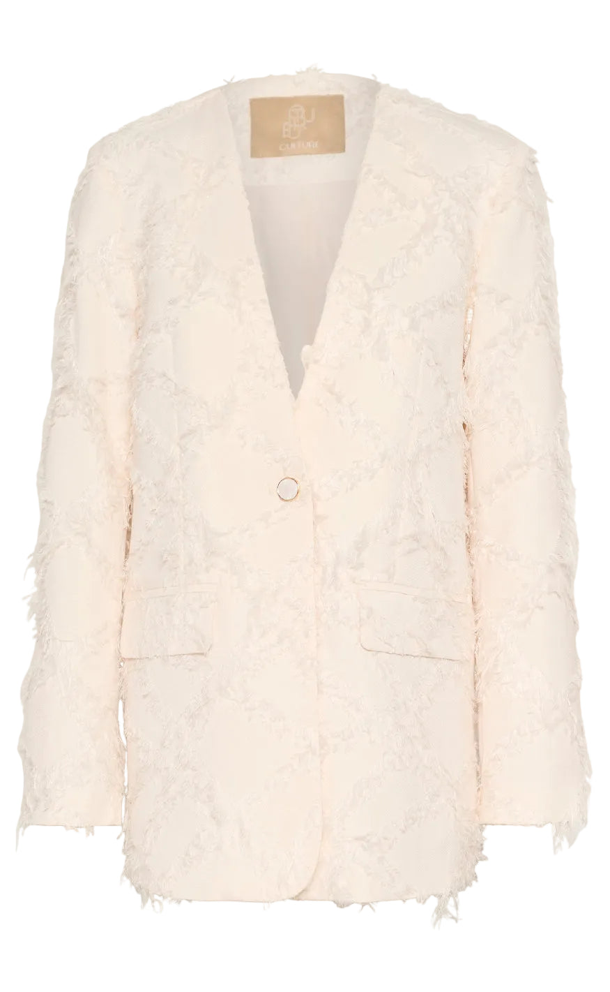 Culture Blazer - Hairy - Whitecap