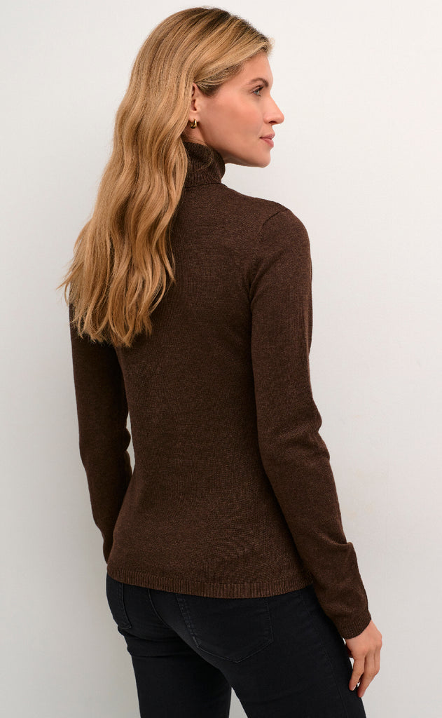 Culture Bluse - Annemarie High - Demitasse Melange