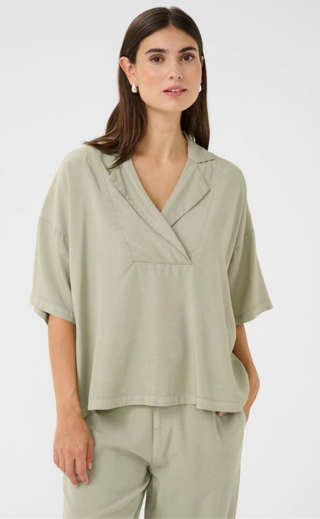 Culture Bluse - Clarina - Seagrass