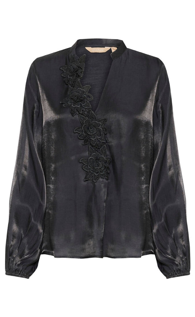 Culture Bluse - Fiola - Black