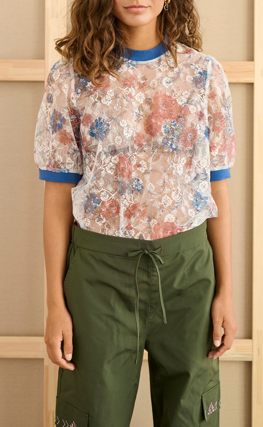 Culture Bluse - Hyndi SS - Multi Floral