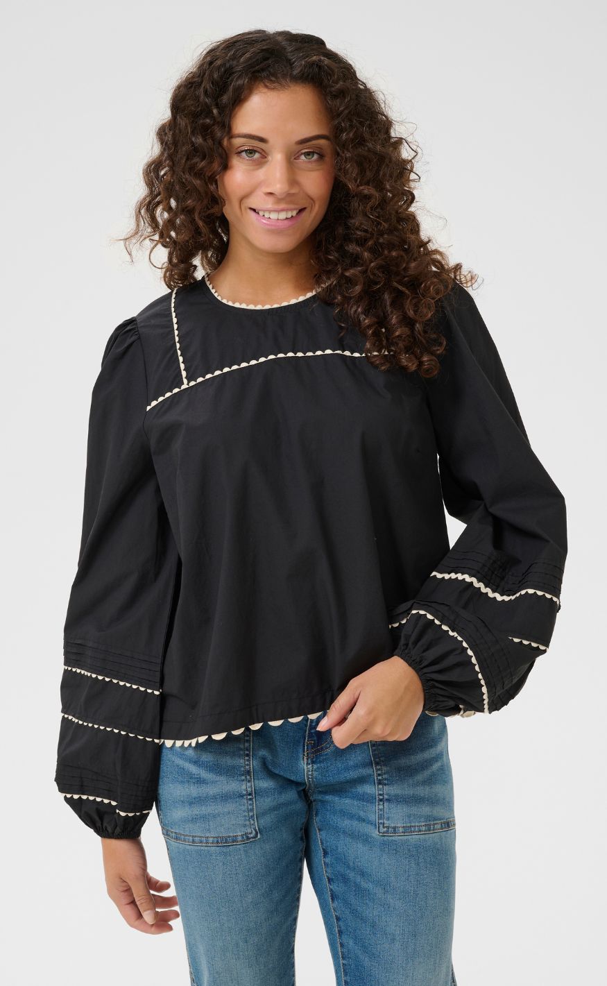 Culture Bluse - Maldi Olena - Black