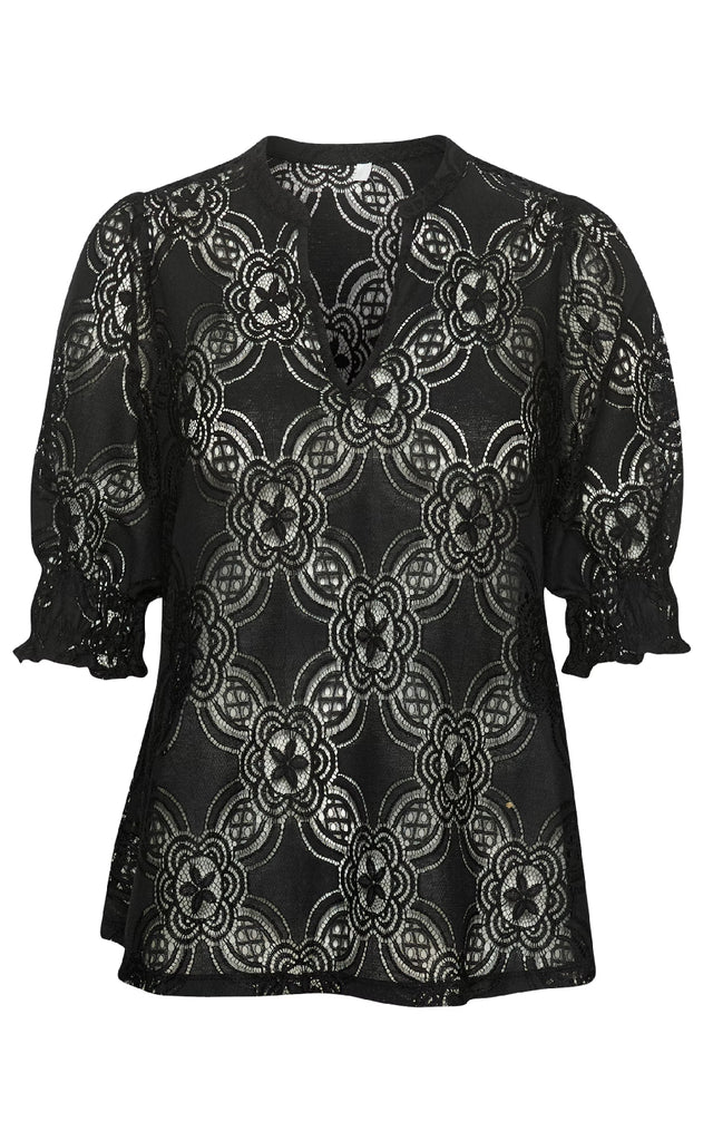 Culture Bluse - Olu SS - Black