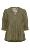 Culture Bluse - Olu SS - Dusky Green