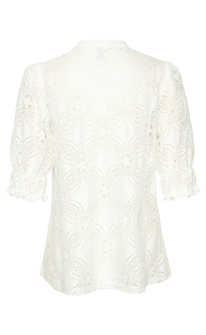Culture Bluse - Olu SS - Spring Gardenia