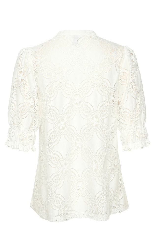 Culture Bluse - Olu SS - Spring Gardenia