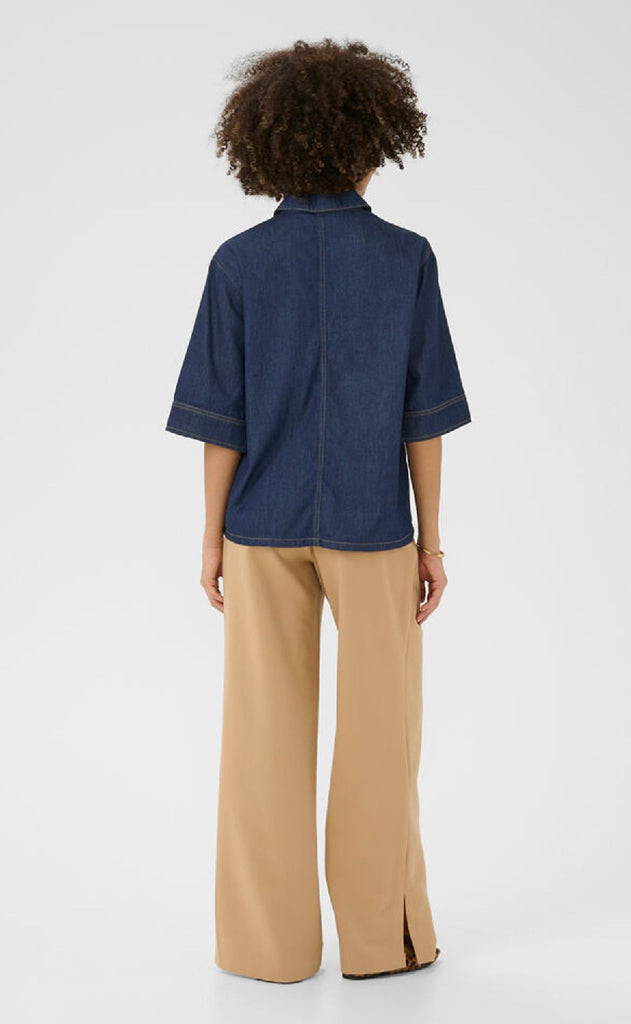 Culture Bluse - Pin Arpa - Rinse Wash