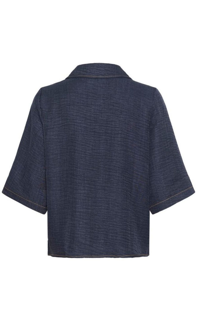 Culture Bluse - Unique - Medium Blue Wash