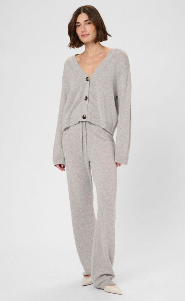 Culture Bukser - Bjanca Arrow - Mid Grey Melange