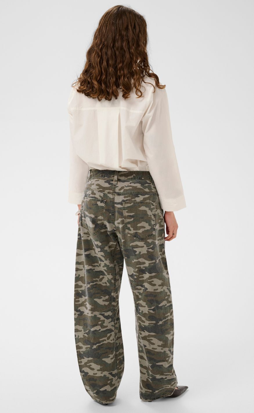 Culture Bukser - Camilja Barrel - Camouflage