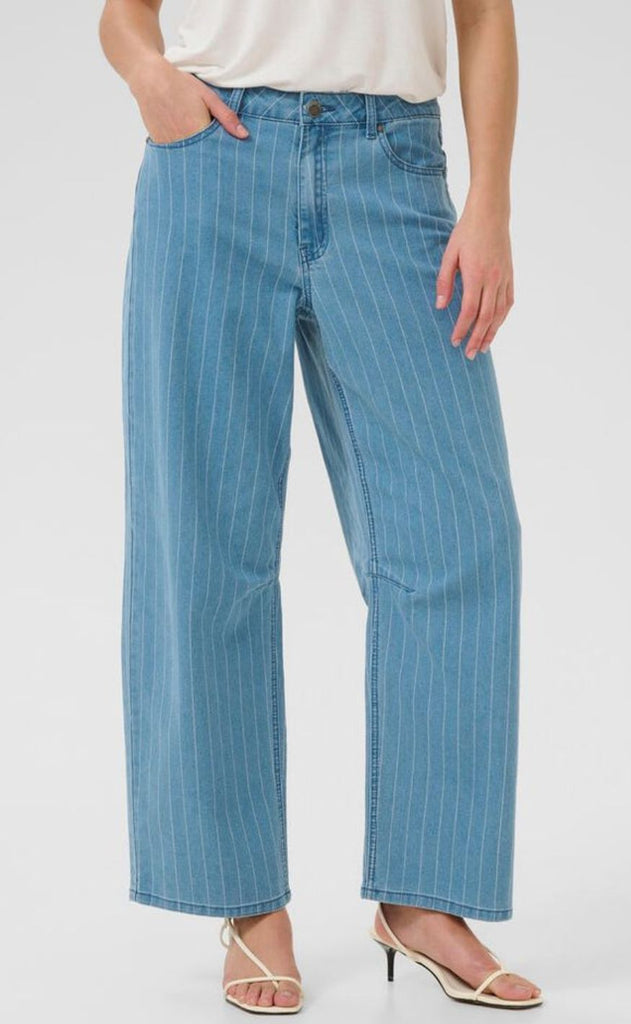 Culture Bukser - Renny - Light BLue Denim