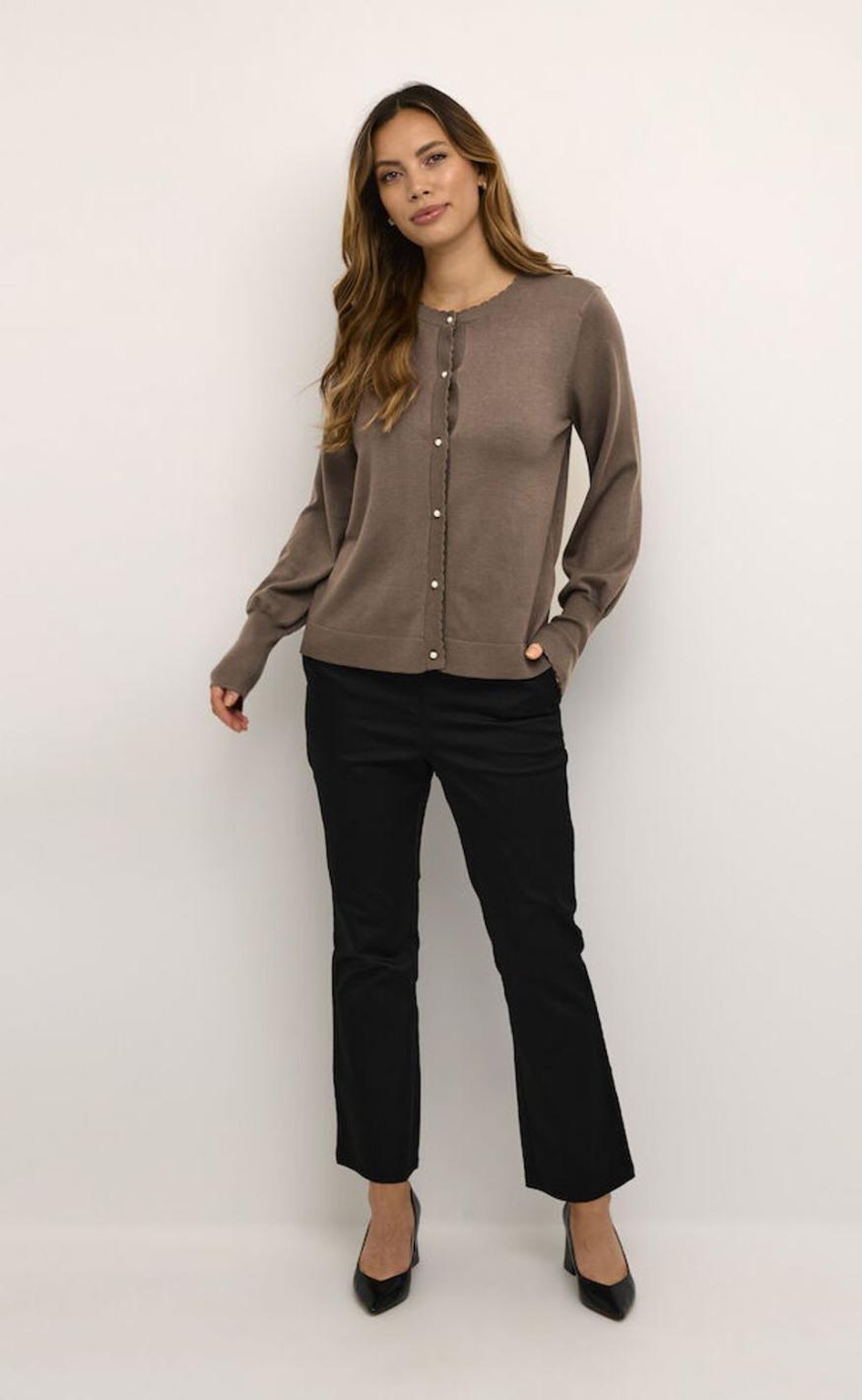 Culture Cardigan - Annemarie - Falcon Melange