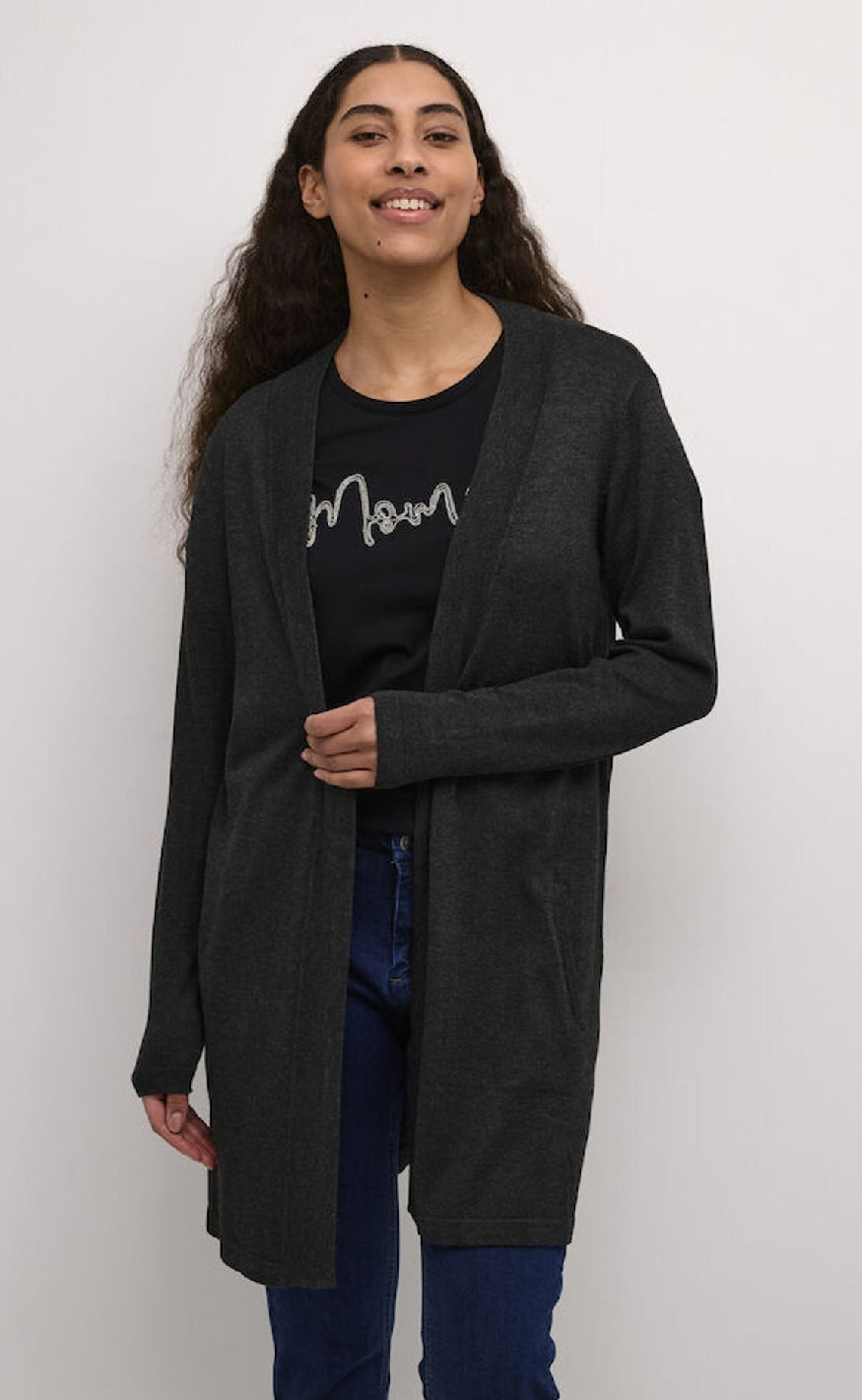 Culture Cardigan - Annemarie Long - Raven Melange