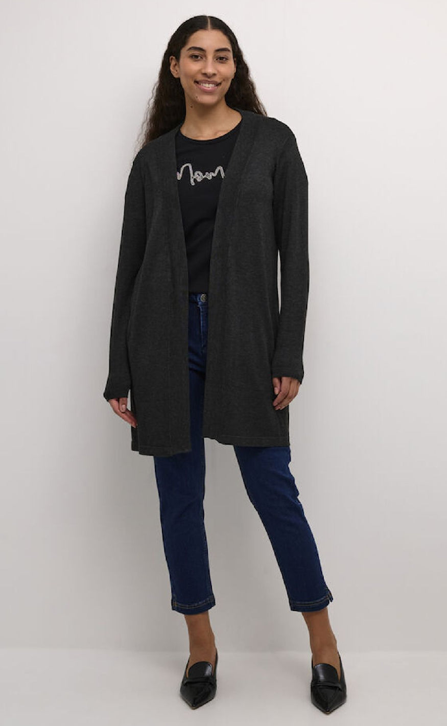 Culture Cardigan - Annemarie Long - Raven Melange