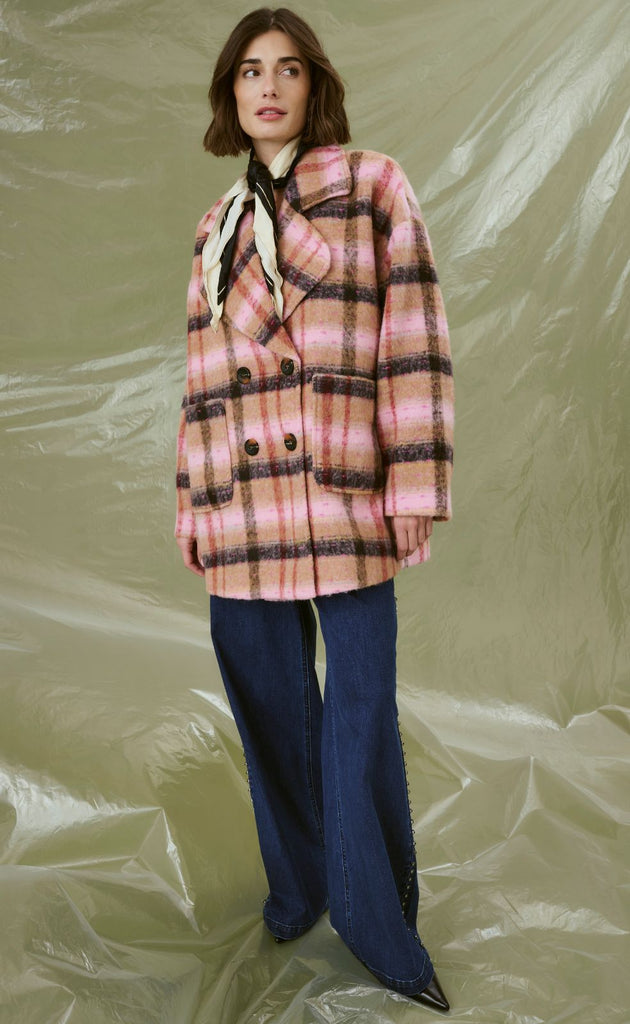 Culture Frakke - Shila - Brown/Red Check