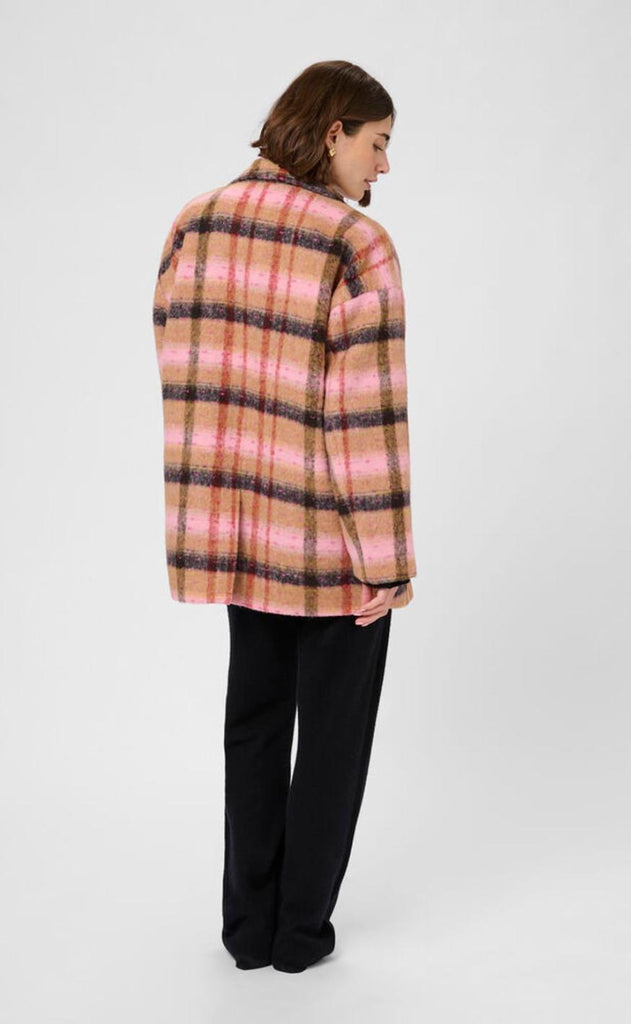 Culture Frakke - Shila - Brown/Red Check