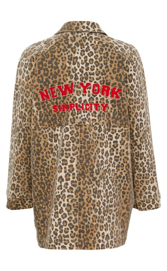 Culture Jakke - Aliena Embroidery - Leopard