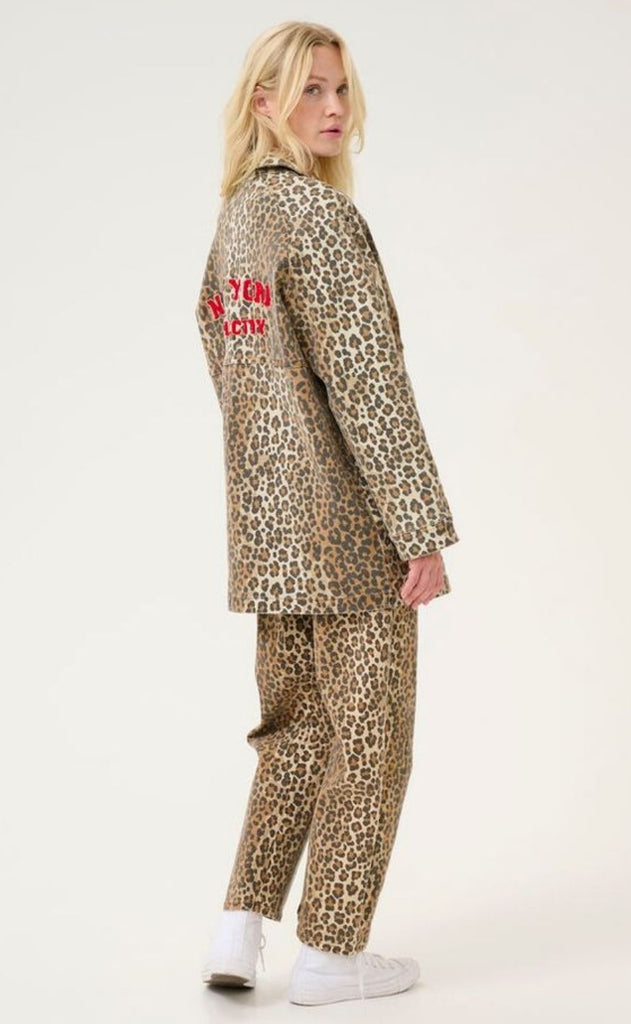 Culture Jakke - Aliena Embroidery - Leopard