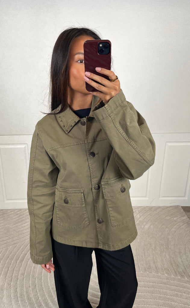 Culture Jakke - Ally Brita - Burnt Olive