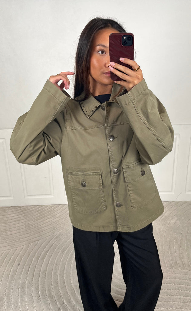 Culture Jakke - Ally Brita - Burnt Olive