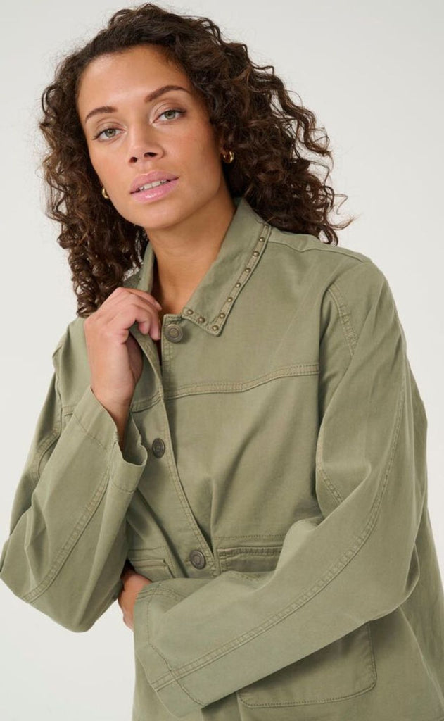 Culture Jakke - Ally Brita - Burnt Olive