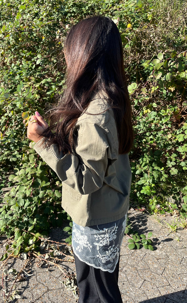 Culture Jakke - Ally Brita - Burnt Olive