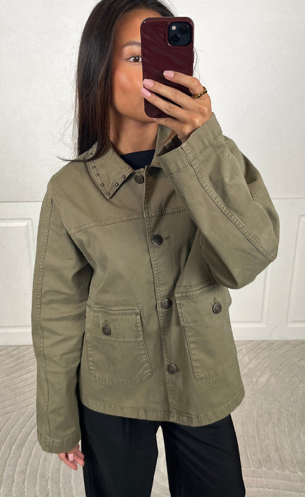 Culture Jakke - Ally Brita - Burnt Olive