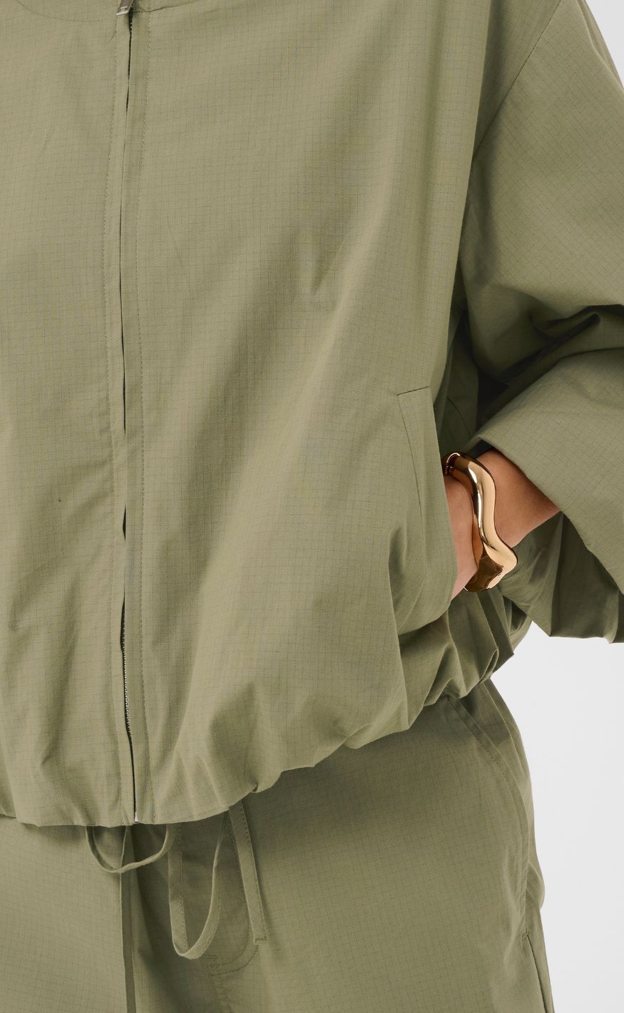 Culture Jakke - Bendine - Dusky Green