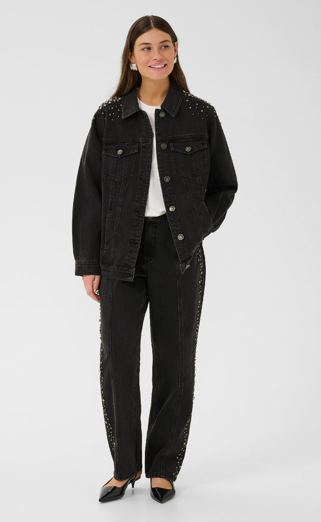 Culture Jakke - Cally - Black Wash