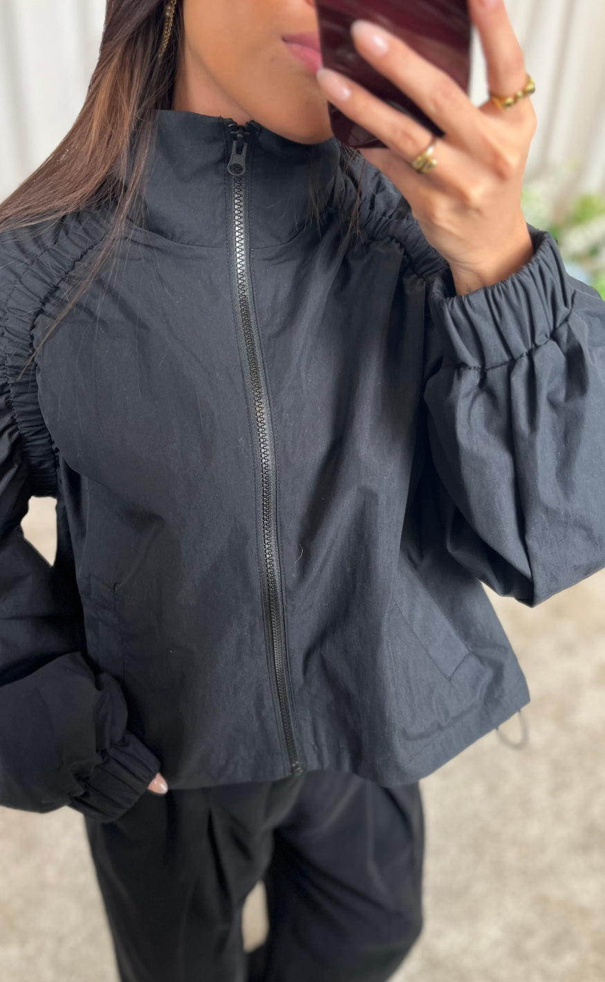 Culture Jakke - Cornelie Short - Black