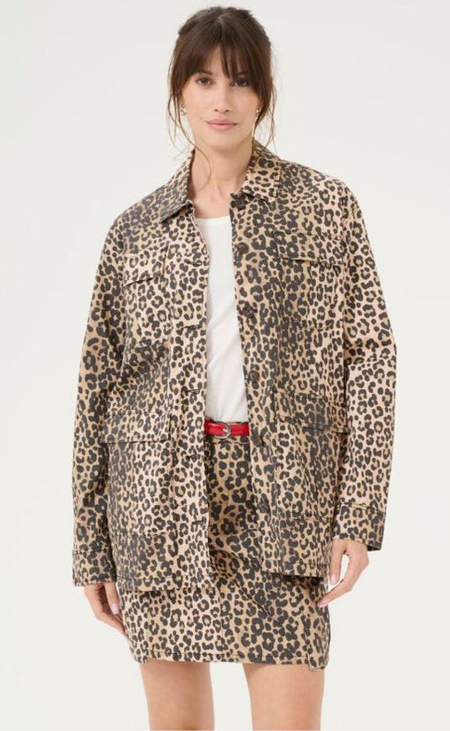 Culture Jakke - Halina - Leopard Wash