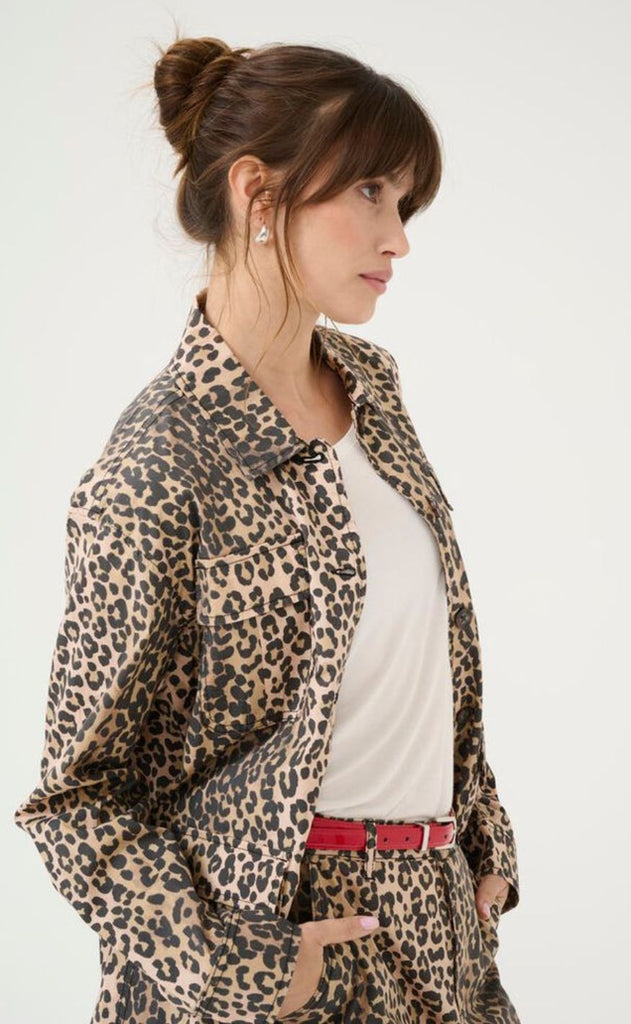 Culture Jakke - Halina - Leopard Wash