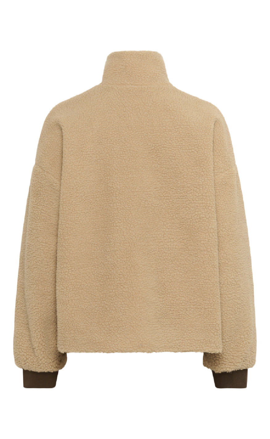 Culture Jakke - Tally Teddy - Nomad/Brown