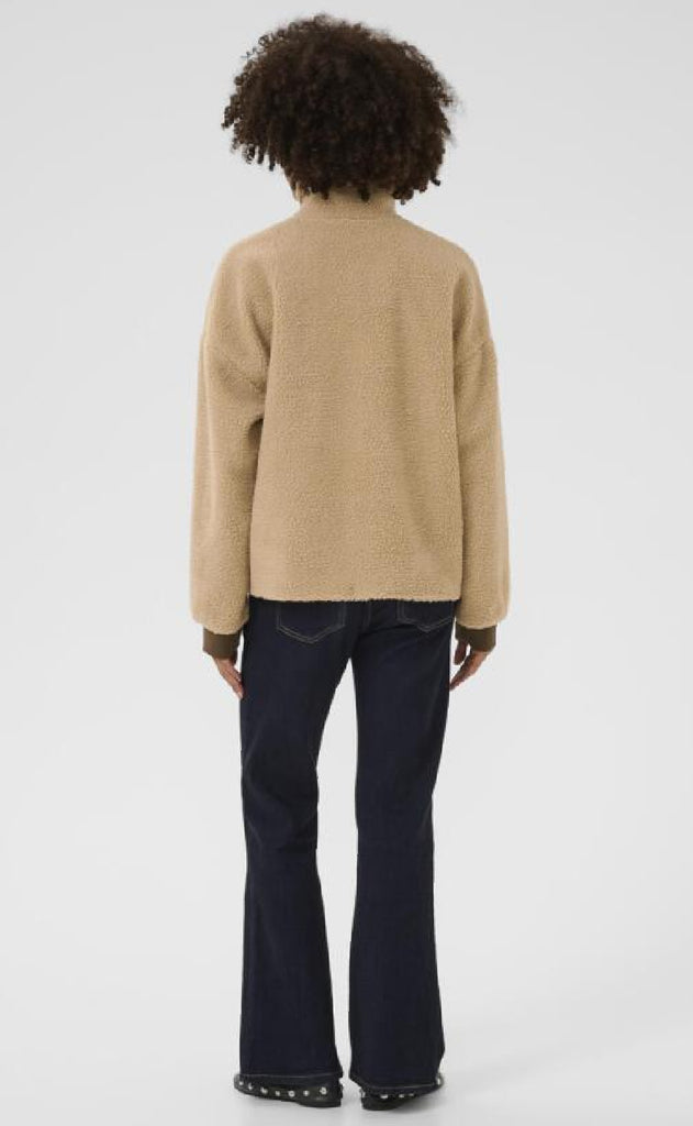 Culture Jakke - Tally Teddy - Nomad/Brown