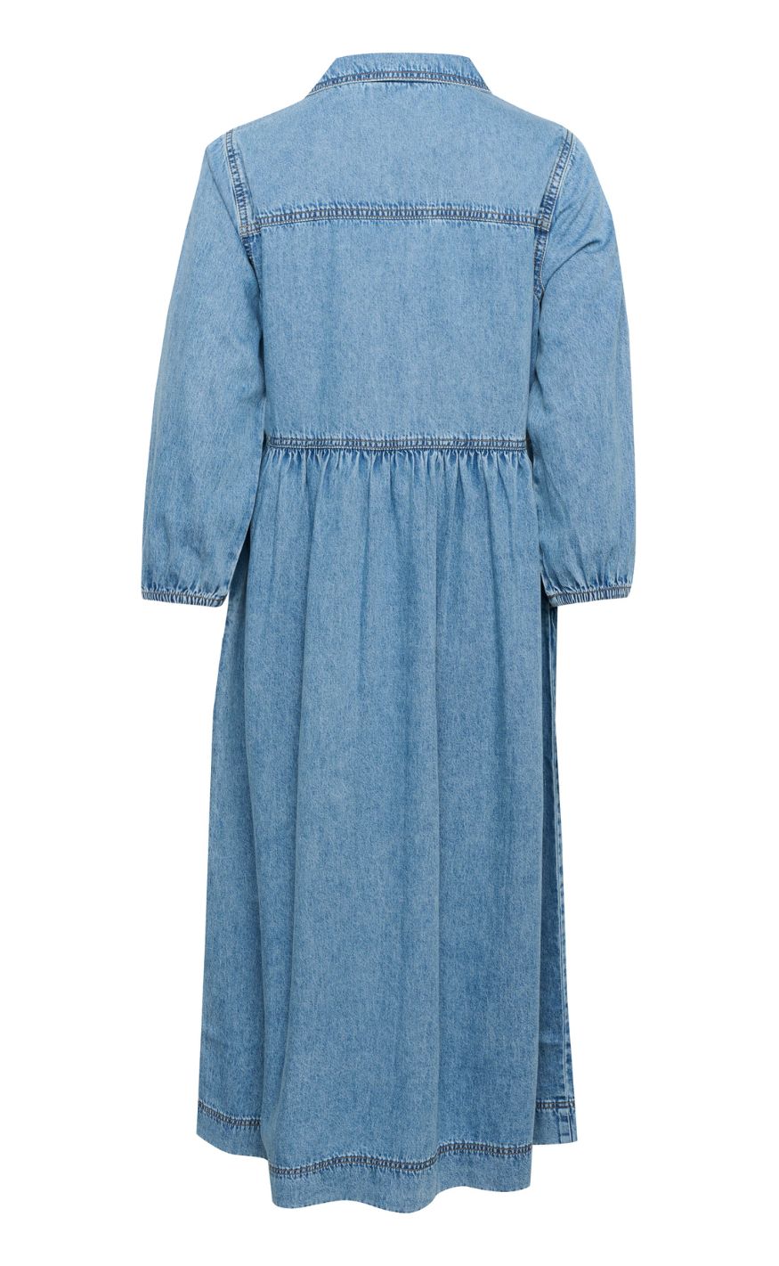 Culture Kjole - Adele Arpa - Blue Stone Wash