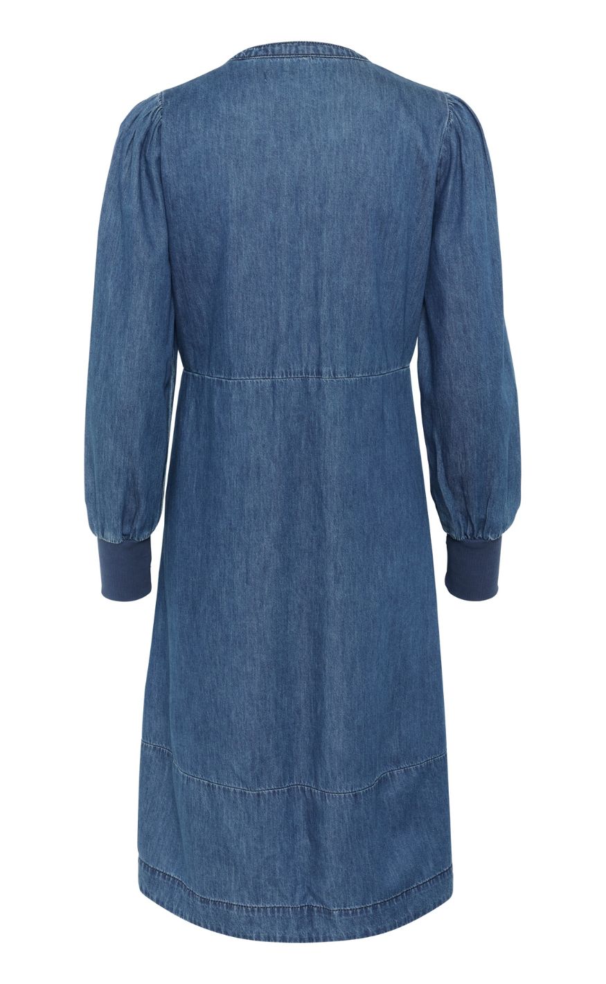 Culture Kjole - Allura Arpa - Dark Blue Wash