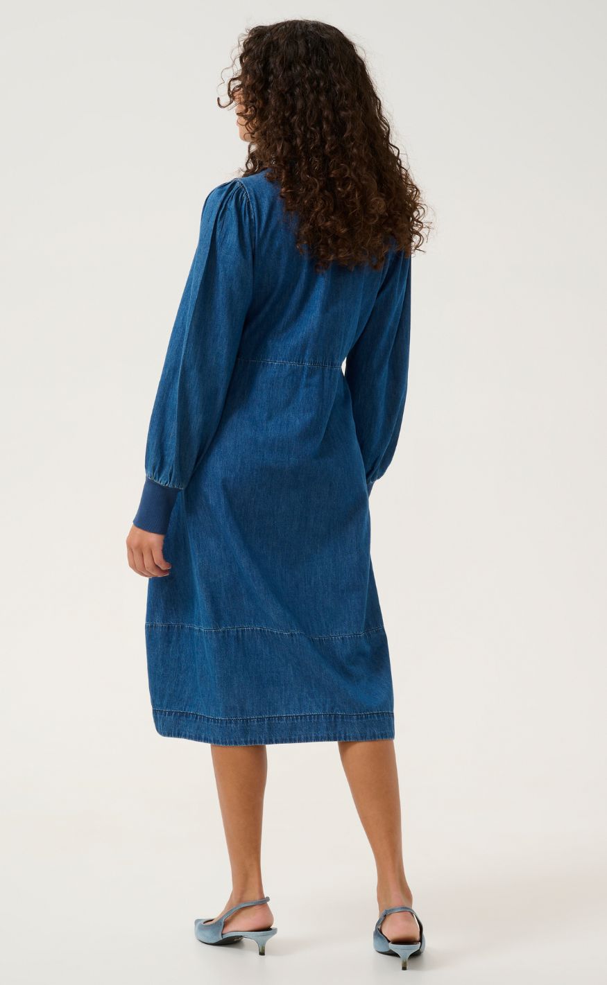 Culture Kjole - Allura Arpa - Dark Blue Wash