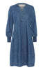 Culture Kjole - Allura Arpa - Dark Blue Wash
