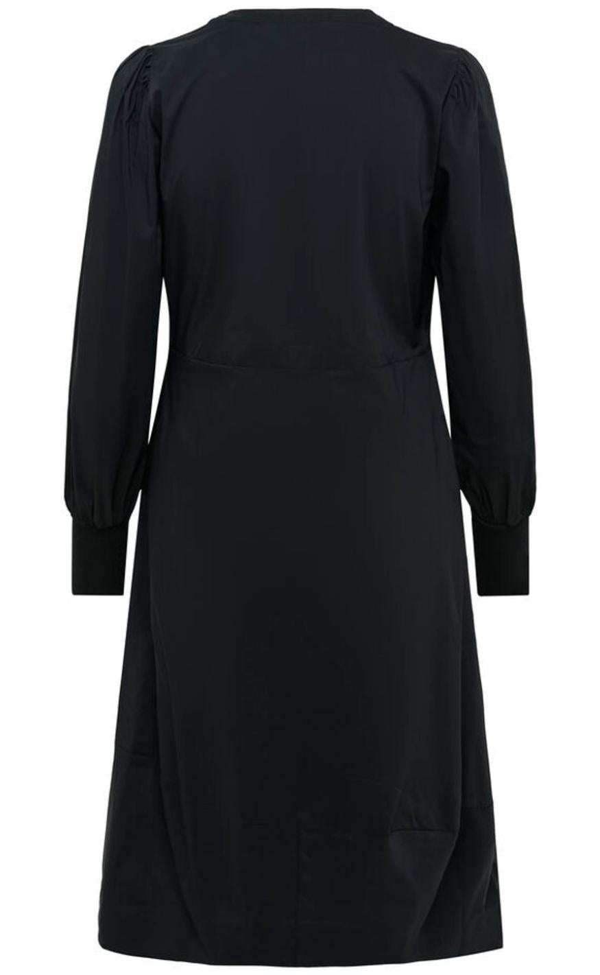Culture Kjole - Antoinett Rib - Black