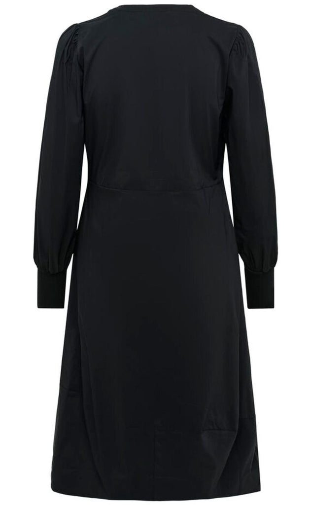 Culture Kjole - Antoinett Rib - Black