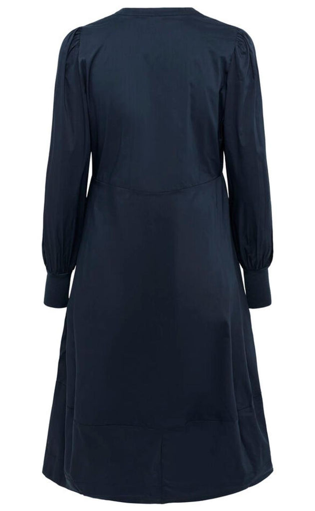 Culture Kjole - Antoinett Rib - Blue Iris