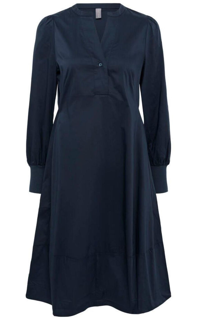 Culture Kjole - Antoinett Rib - Blue Iris