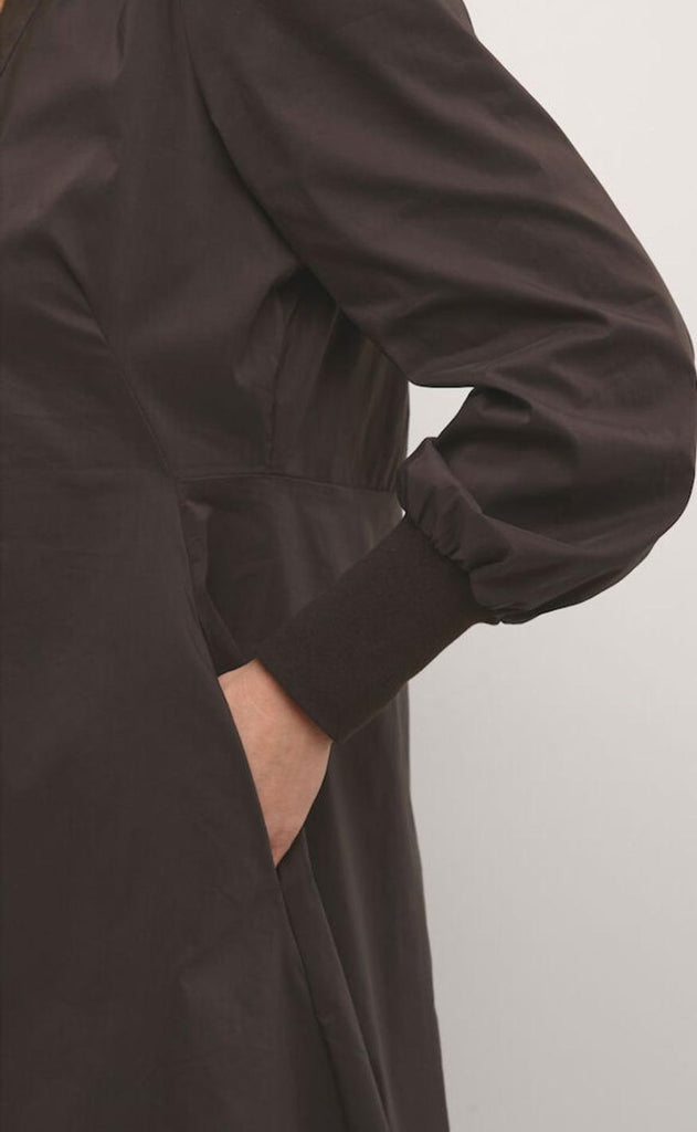 Culture Kjole - Antoinett Rib - Demitasse